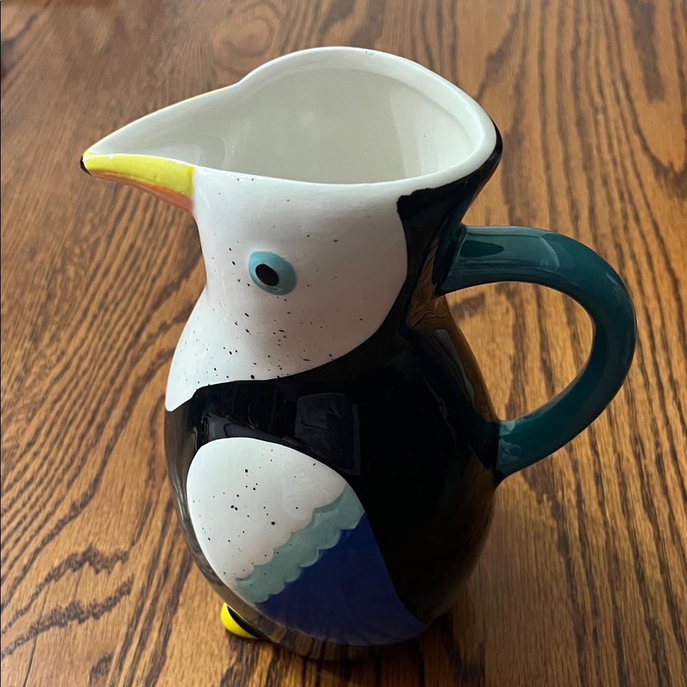 Penguin Shaped Ceramic Pitcher
